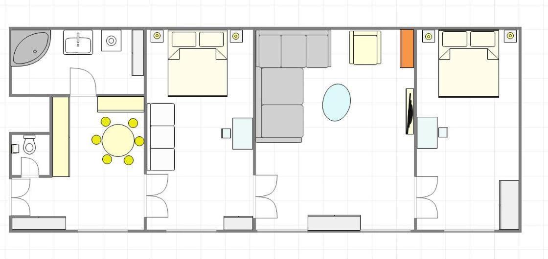 Sunflower 2Bdr Flat By Ruterra Prag Exteriör bild